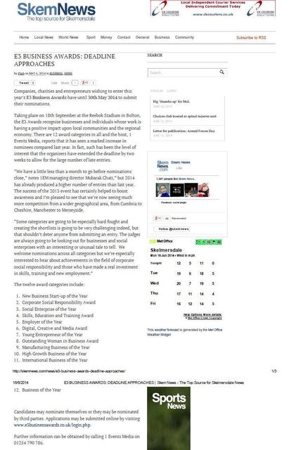 Y2014 Press Coverage