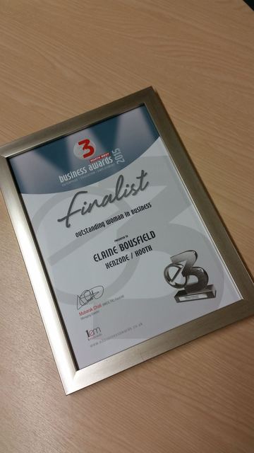 Outstanding Woman in Business of the Year Finalist: Elaine Bousfield from Xenzone Ltd