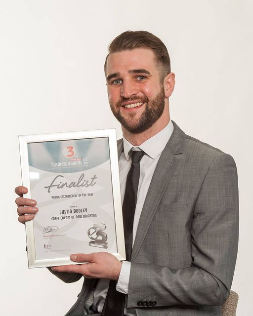 Young Entrepreneur of the Year Finalist: Justin Dooley from Caffe Cream of New Brighton